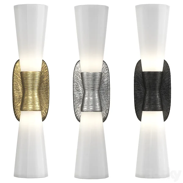 3DSky - Utopia Large Double Bath Sconce by Kelly Wearstler