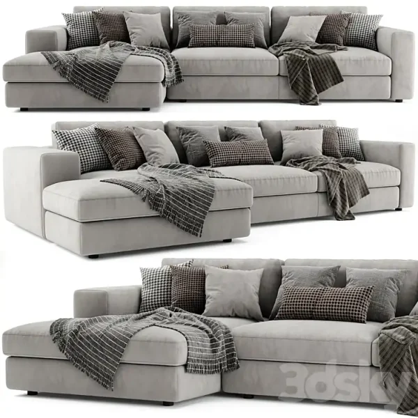 3DSky - Ditre Urban Chaise Longue Sofa 1
