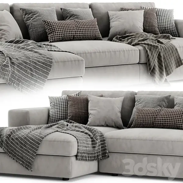 3DSky - Ditre Urban Chaise Longue Sofa 1 - Image 4