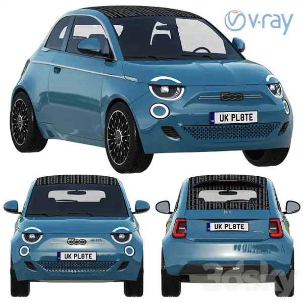 3DSky - Fiat 500 La Prima 2021