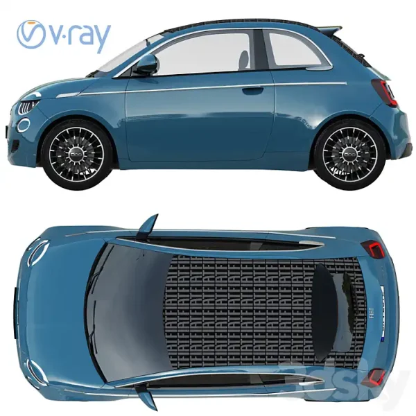 3DSky - Fiat 500 La Prima 2021 - Image 3