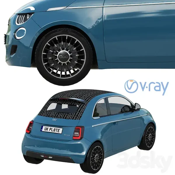 3DSky - Fiat 500 La Prima 2021 - Image 4