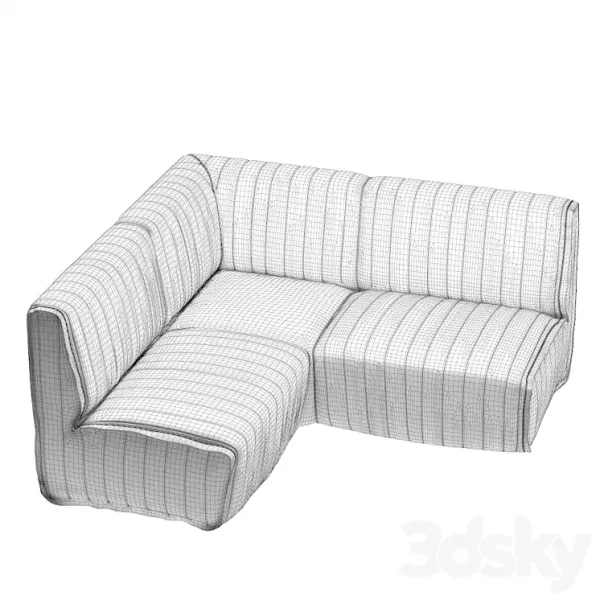 3DSky - Restaurant Sofa 008 - Image 3