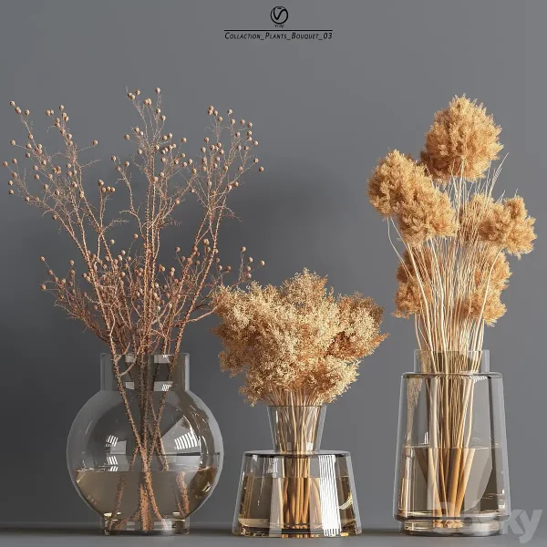 3DSky - CollactionCollaction Plants Bouquet 03 Vray