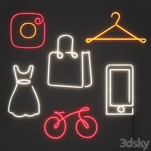 3DSky - Neon Light Set 9