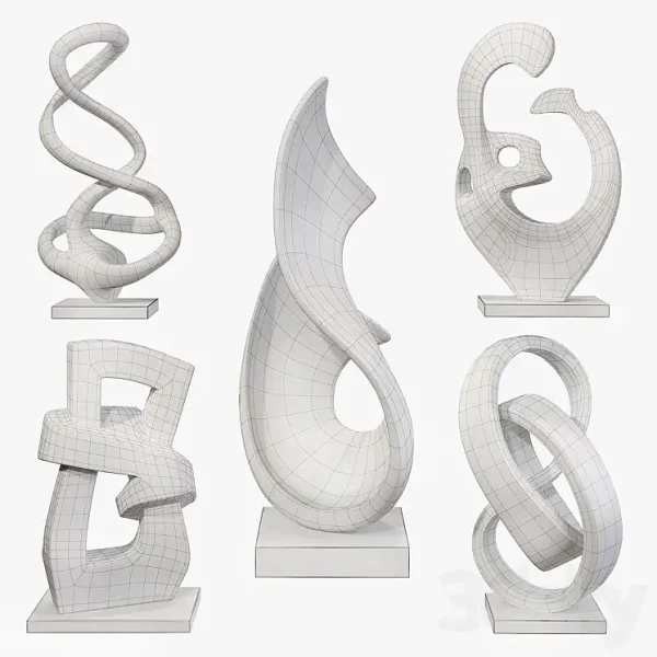 3DSky - Abstract Statuettes 01 - Image 5