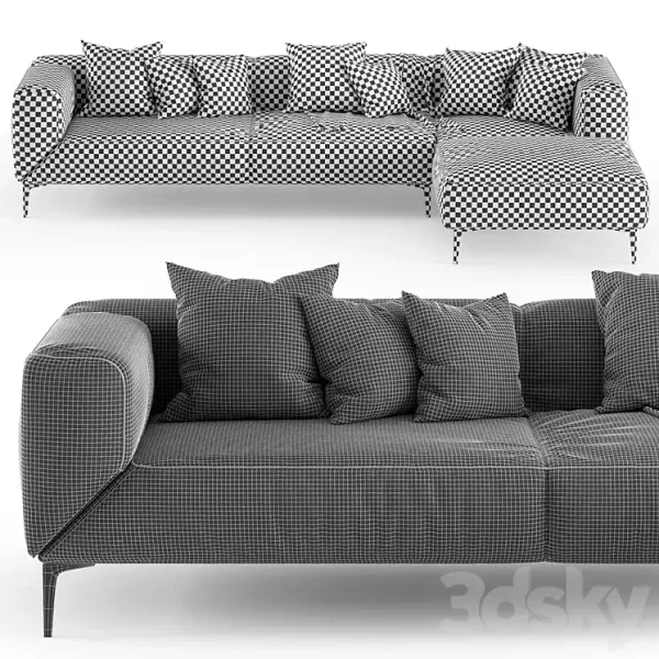 3DSky - Corner Sofa JORI Longueville Landscape - Image 5