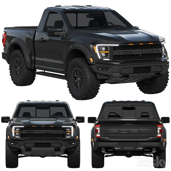 3DSky - Ford F 150 Raptor Regular Cab 2022