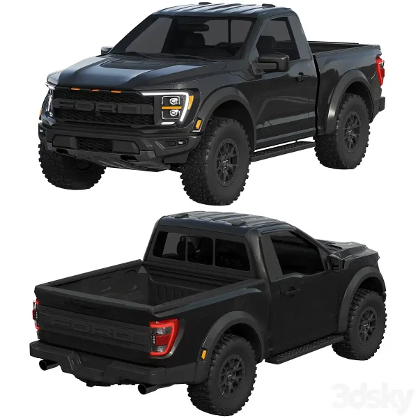 3DSky - Ford F 150 Raptor Regular Cab 2022 - Image 2