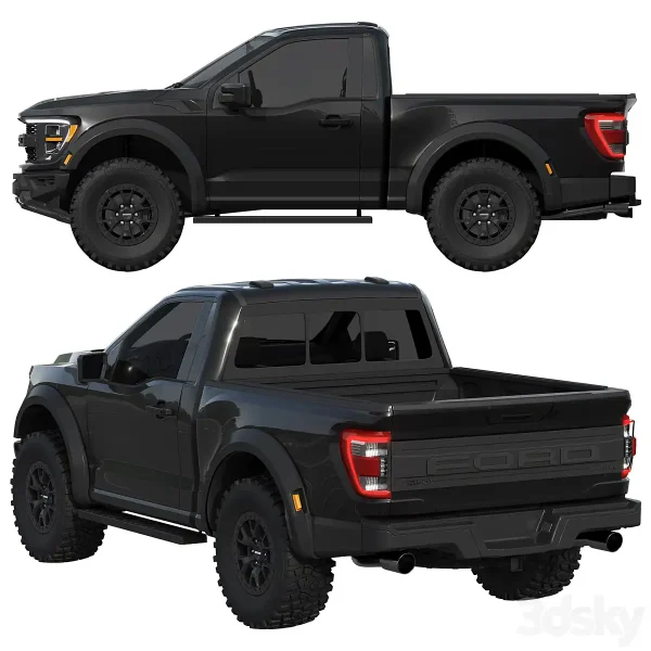 3DSky - Ford F 150 Raptor Regular Cab 2022 - Image 3