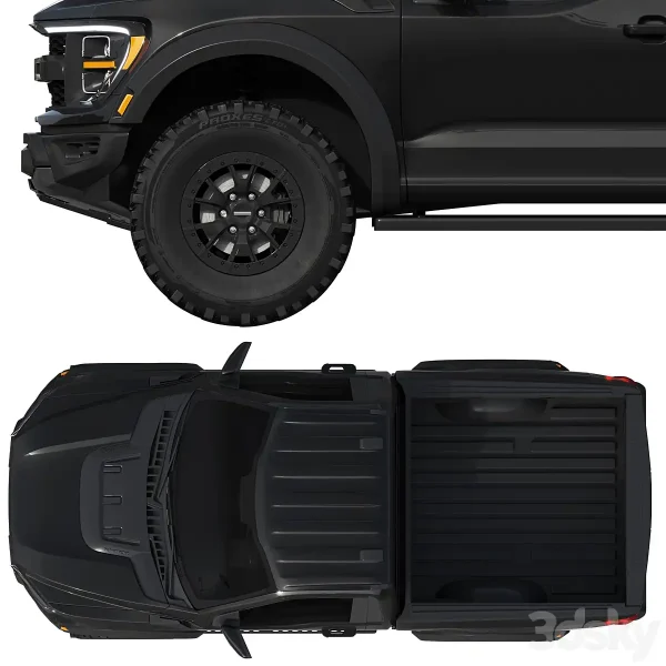 3DSky - Ford F 150 Raptor Regular Cab 2022 - Image 4