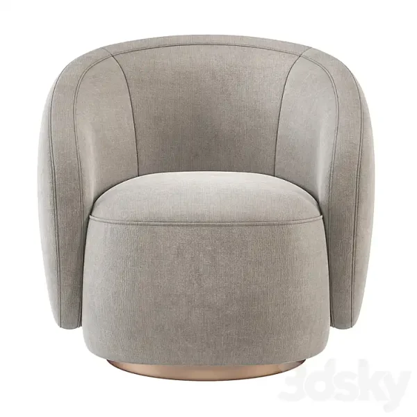 3DSky - Kelly Wearstler Wetherly Swivel Chair - Image 2