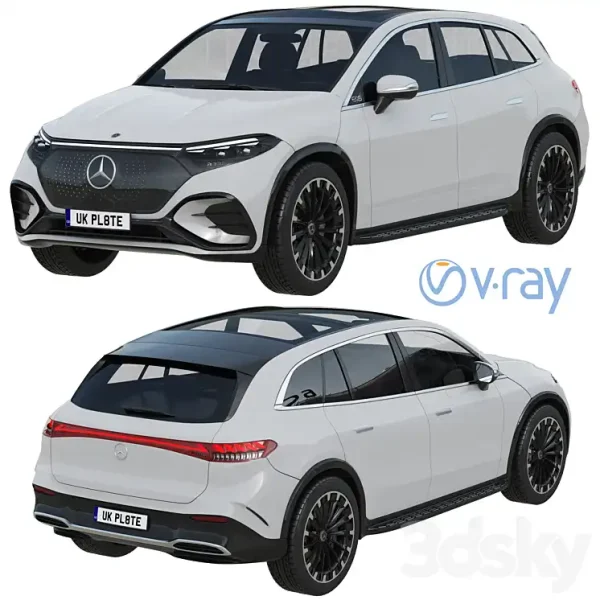 3DSky - Mercedes Benz EQS SUV 2023 - Image 2