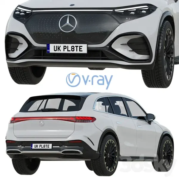 3DSky - Mercedes Benz EQS SUV 2023 - Image 4