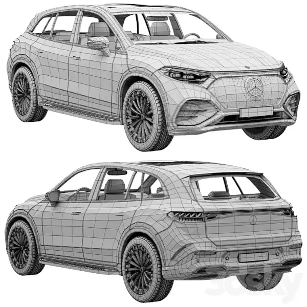 3DSky - Mercedes Benz EQS SUV 2023 - Image 5