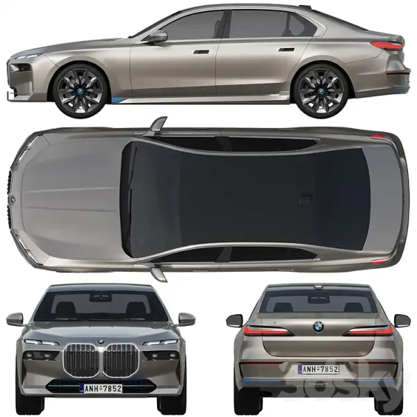 3DSky - BMW i7 2023 - Image 3