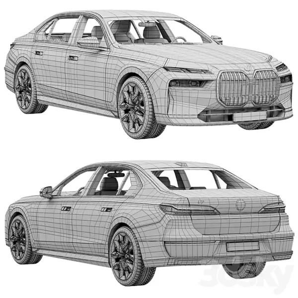 3DSky - BMW i7 2023 - Image 5