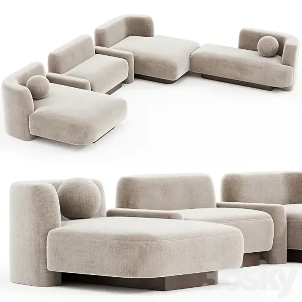 3DSky - POP SOFA Delcourt Collection N3