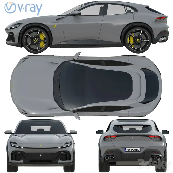 3DSky - Ferrari Purosangue - Image 3