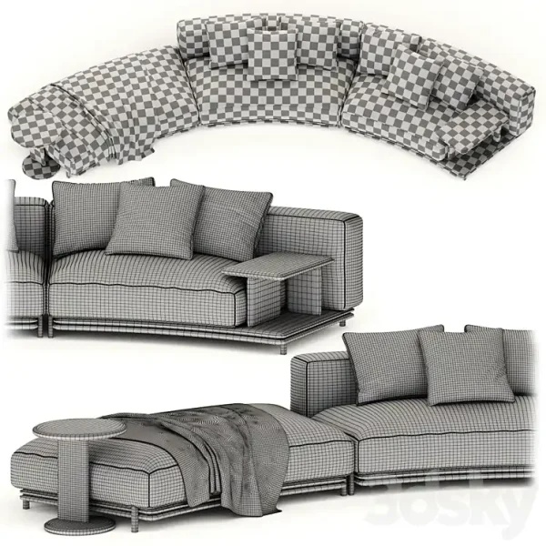 3DSky - Brera Sofa by Poliform 3 - Image 4
