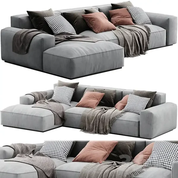 3DSky - Arflex Marechiaro Sofa Chaise Longue