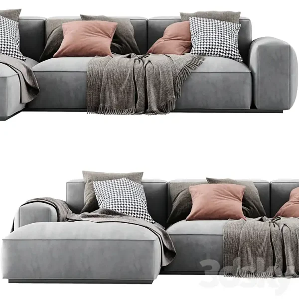 3DSky - Arflex Marechiaro Sofa Chaise Longue - Image 2