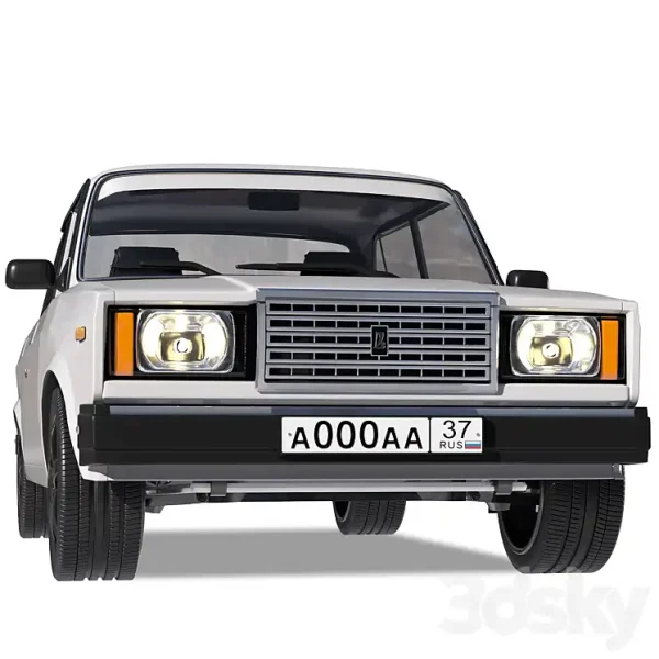 3DSky - VAZ 2107 White - Image 2