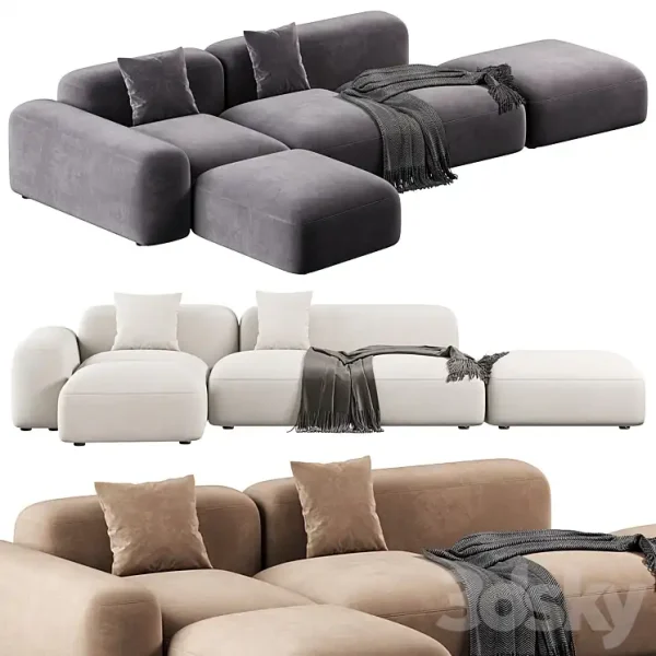 3DSky - Customizable Sofa Lapis E019
