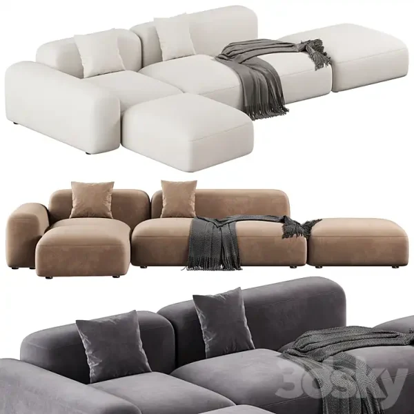 3DSky - Customizable Sofa Lapis E019 - Image 2