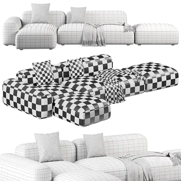 3DSky - Customizable Sofa Lapis E019 - Image 4