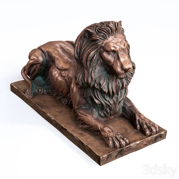 3DSky - Lion Sculpture - Image 3