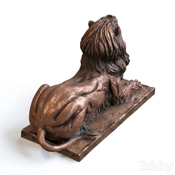 3DSky - Lion Sculpture - Image 2