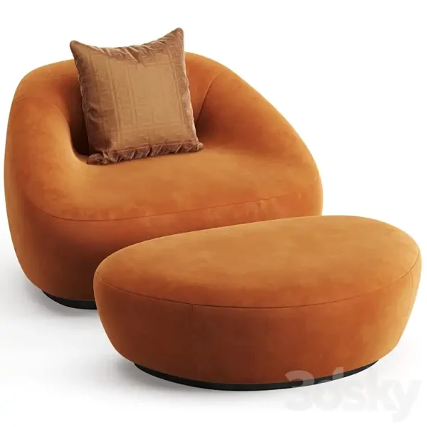 3DSky - Fendi Casa Sandia Armchair - Image 4