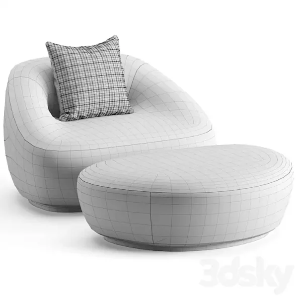 3DSky - Fendi Casa Sandia Armchair - Image 5