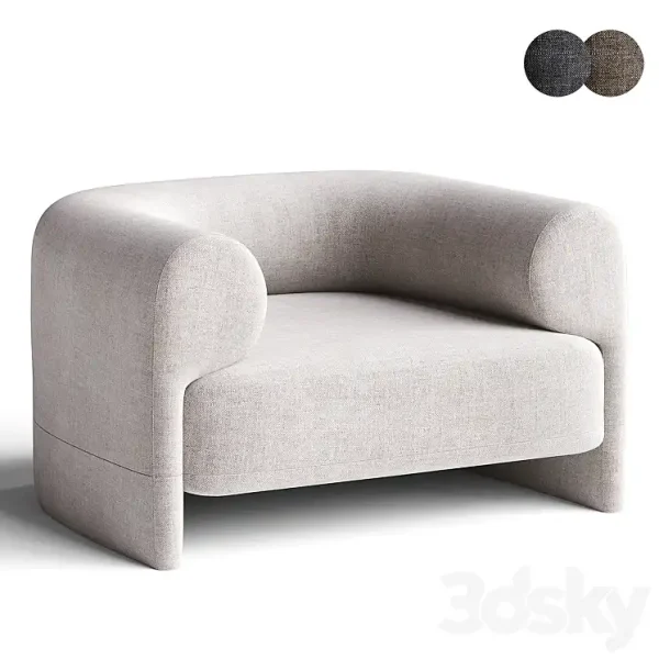 3DSky - KASBA Armchair BY ANDREA BONINI