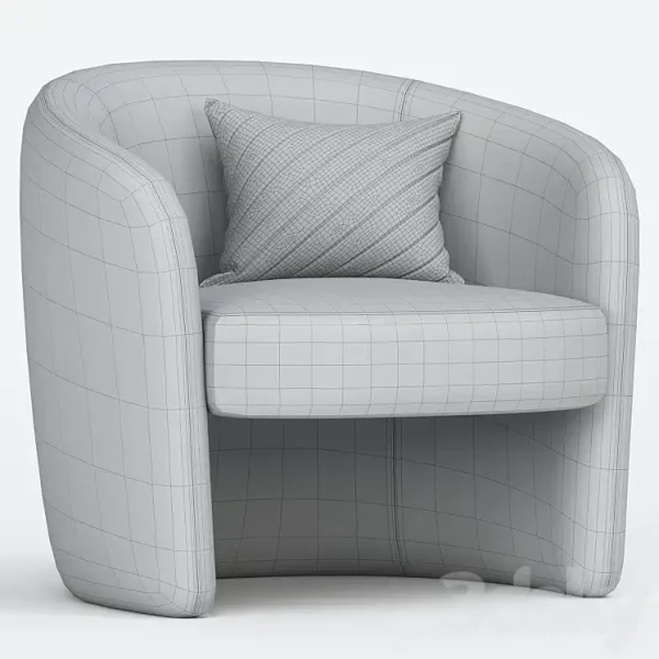 3DSky - Kearney Upholstered Barrel Chair - Image 5