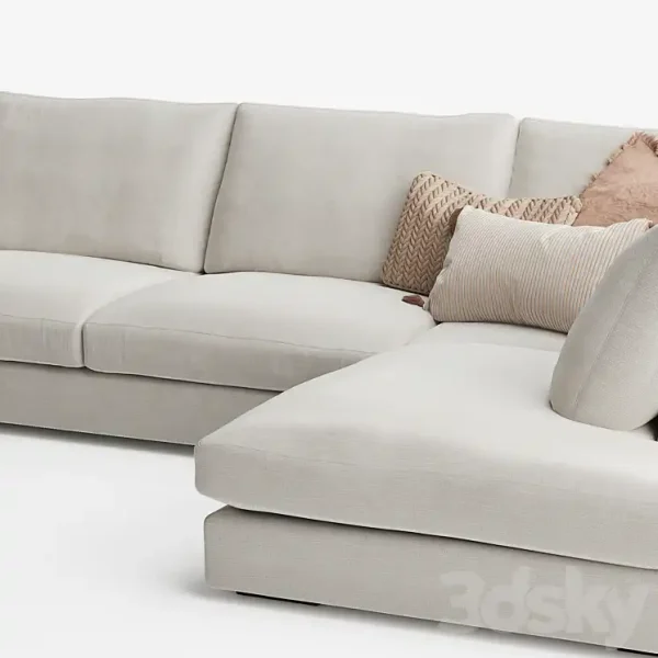 3DSky - Haven 5 Seater Upholstered Sofa - Image 4