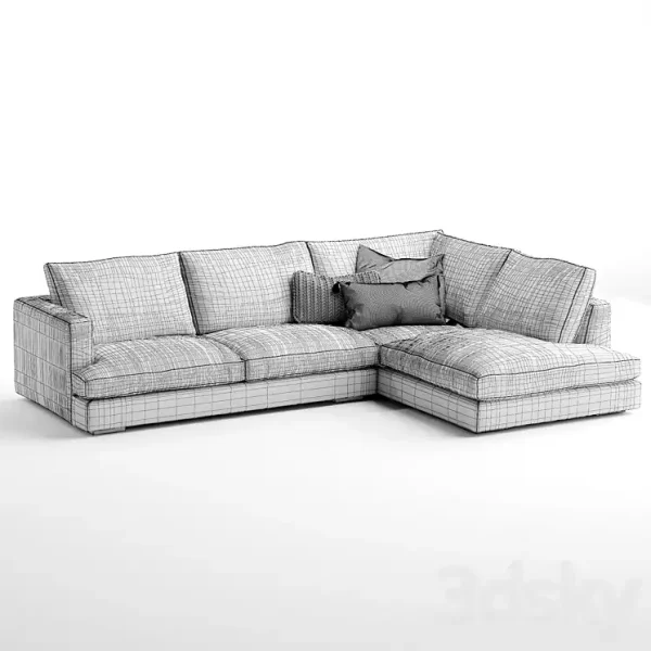 3DSky - Haven 5 Seater Upholstered Sofa - Image 5