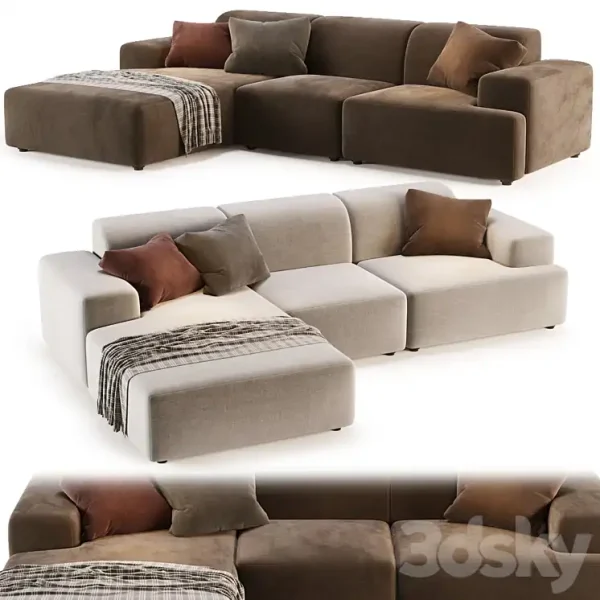 3DSky - Canape Melva by Westwing Collection