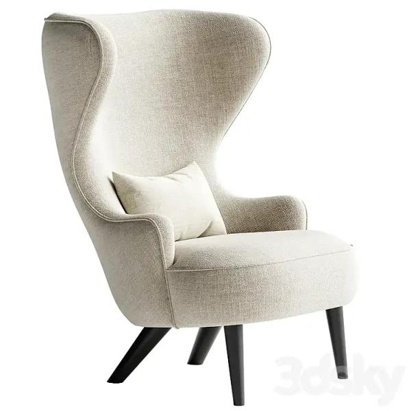 3DSky - TOM DIXON WINGBACK MICRO CHAIR - Image 2