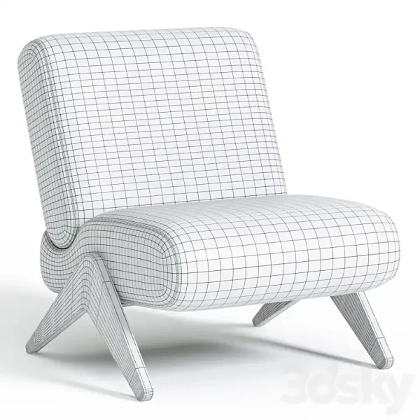3DSky - Virgo Occosional Chair Virgo - Image 3