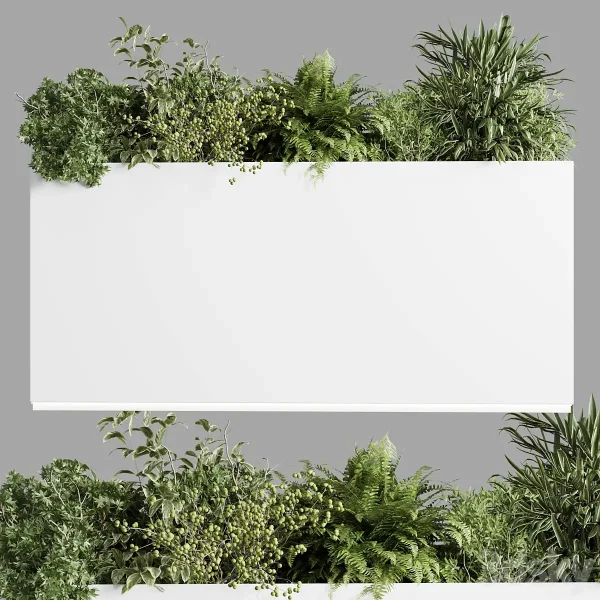 3DSky - Office Plant Plastic Box Plants on Stand - Image 2