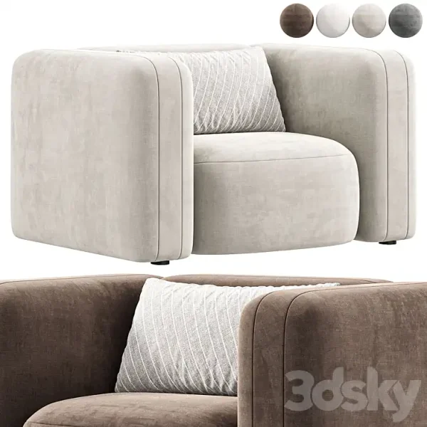 3DSky - Nara Swivel Chair Gibson Wheat By Highfashionhome