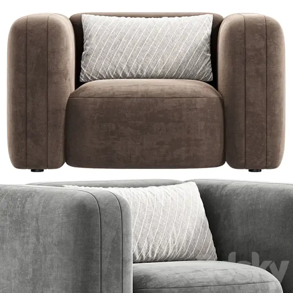 3DSky - Nara Swivel Chair Gibson Wheat By Highfashionhome - Image 2