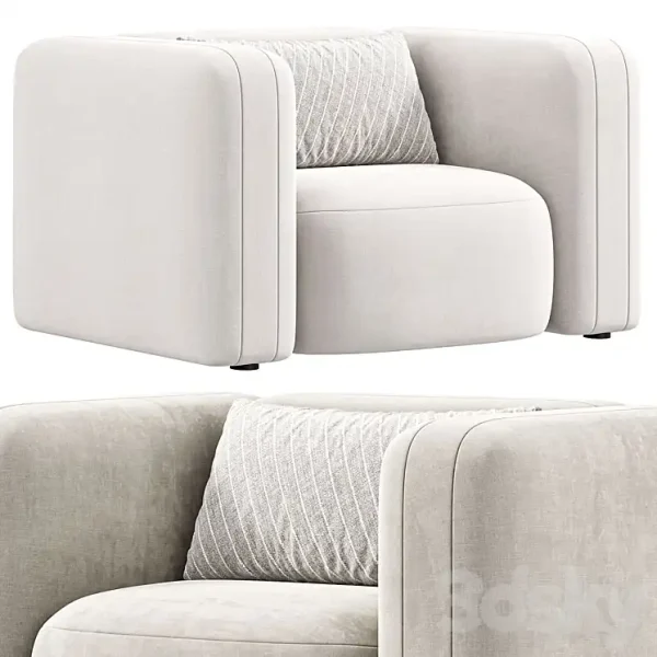 3DSky - Nara Swivel Chair Gibson Wheat By Highfashionhome - Image 3