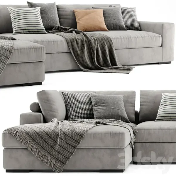 3DSky - Marac Gordon Chaise Longue Sofa - Image 2