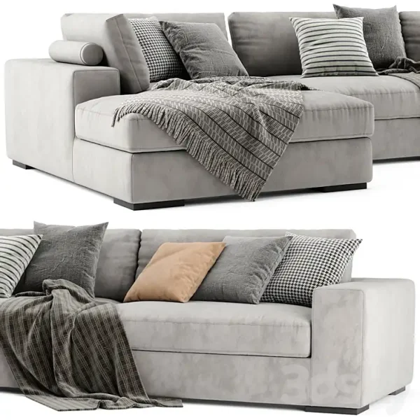 3DSky - Marac Gordon Chaise Longue Sofa - Image 3