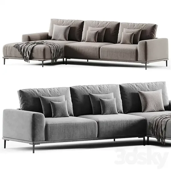 3DSky - Sofa Lounge Montado By Eichholtz - Image 3