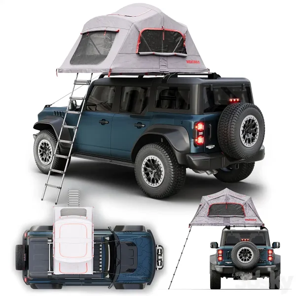 3DSky - Ford Bronco Raptor Rooftop Tent - Image 2