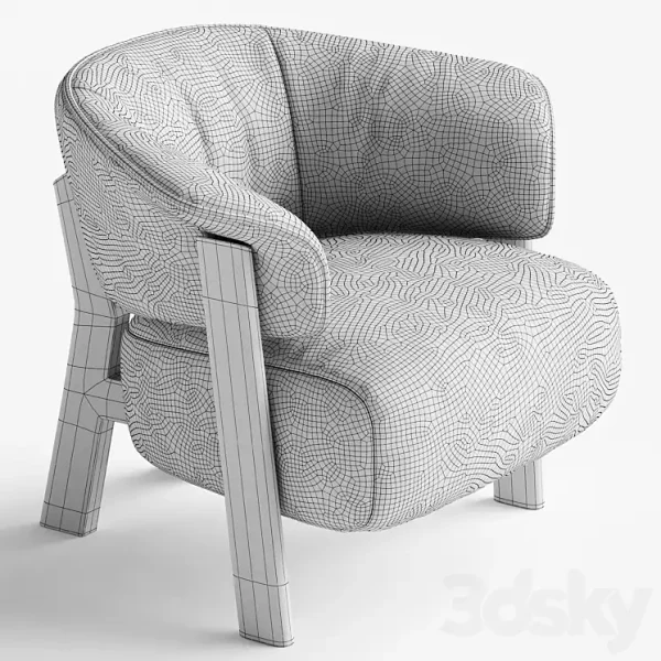 3DSky - Back Wing Armchair - Image 4
